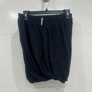 Free People Black Bubble Skirt